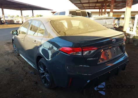2025 Toyota Corolla Hybrid Se from USA, damaged, VIN JTDBCMFEXS3080709